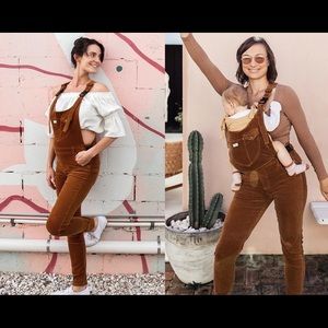 Mumsie maternity / pregnancy and baby carrying overalls